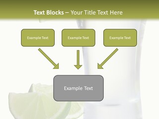 Shot White Bottle PowerPoint Template