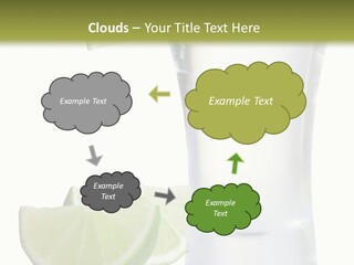 Shot White Bottle PowerPoint Template