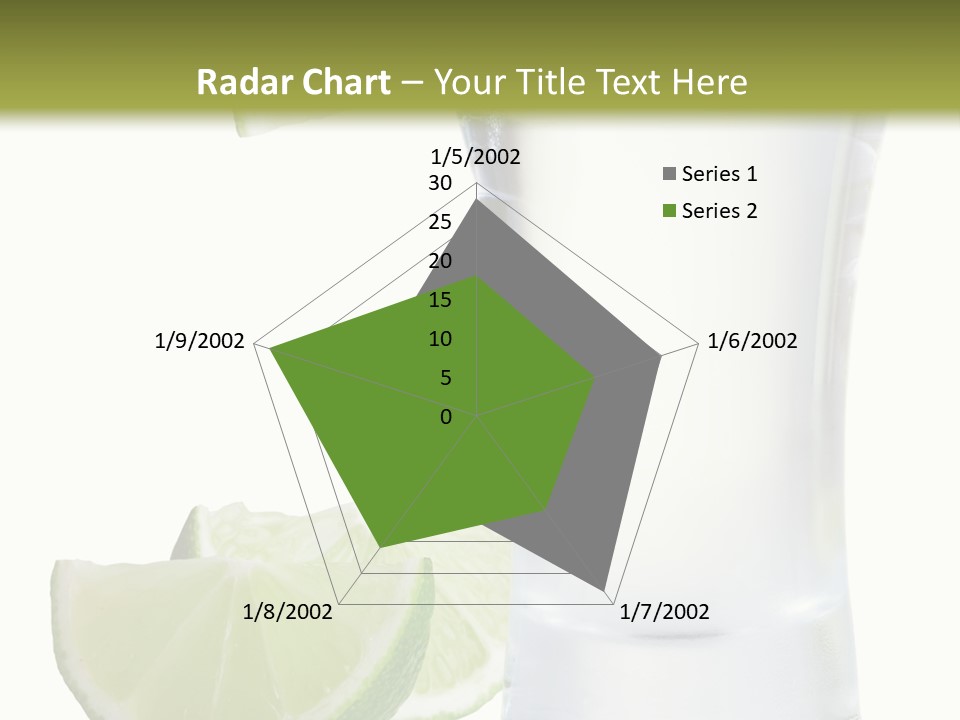 Shot White Bottle PowerPoint Template