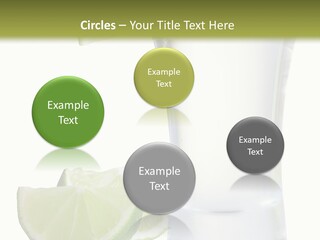 Shot White Bottle PowerPoint Template