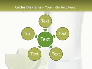 Shot White Bottle PowerPoint Template