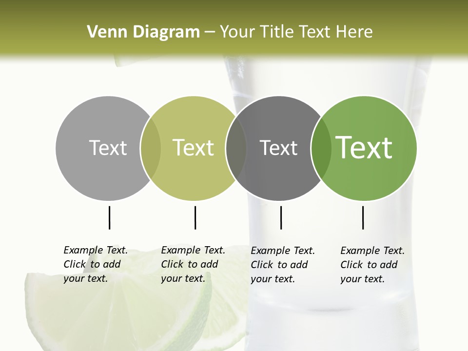 Shot White Bottle PowerPoint Template