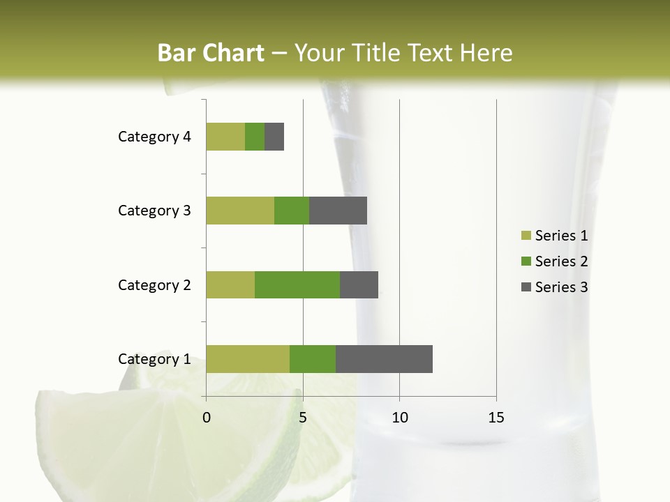 Shot White Bottle PowerPoint Template