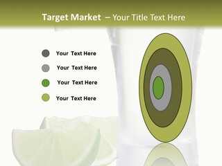 Shot White Bottle PowerPoint Template