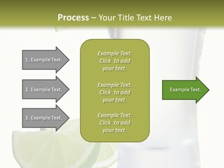 Shot White Bottle PowerPoint Template