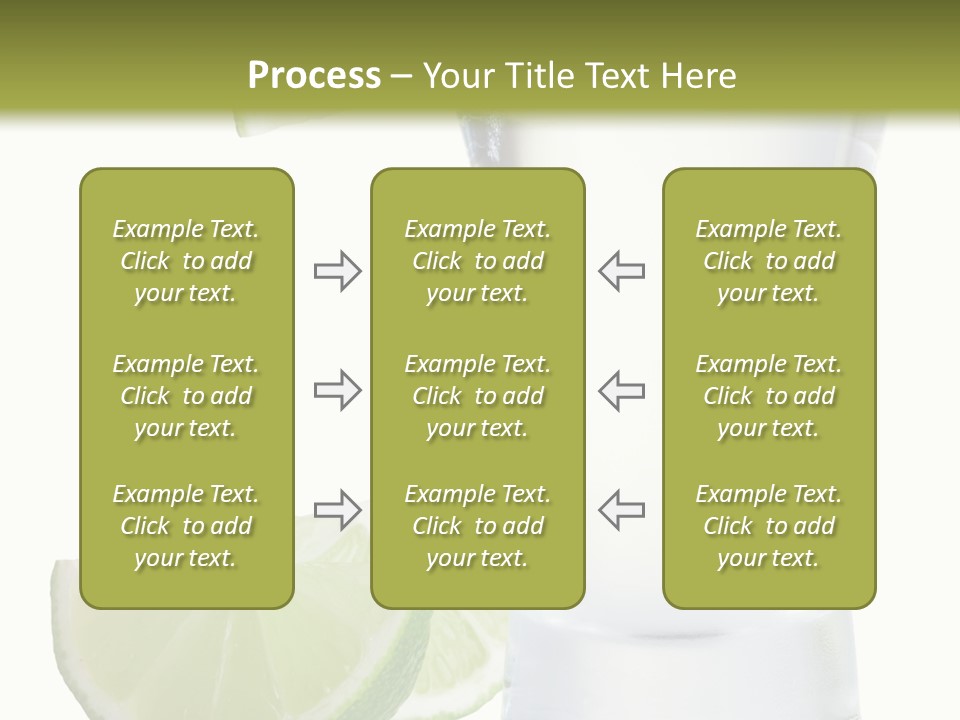 Shot White Bottle PowerPoint Template