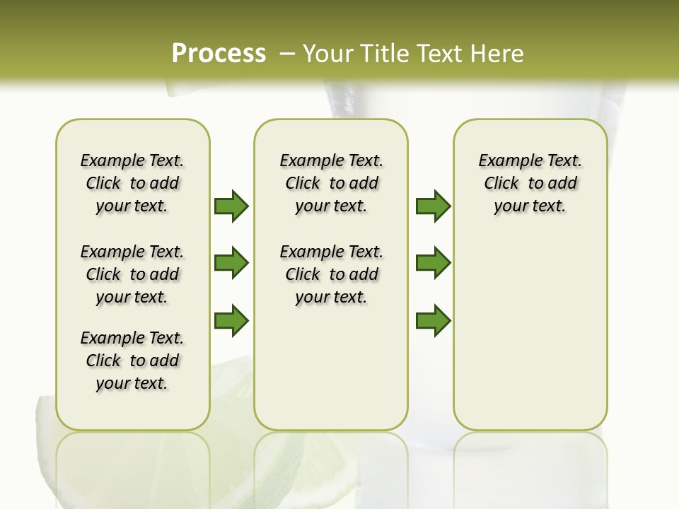 Shot White Bottle PowerPoint Template