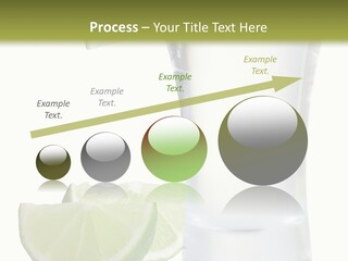 Shot White Bottle PowerPoint Template