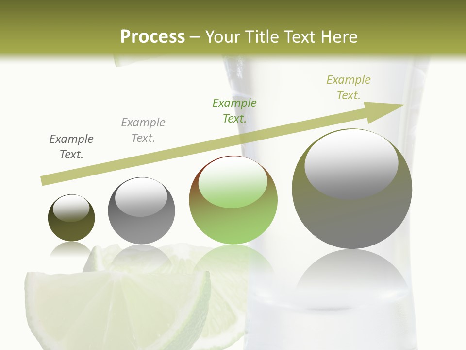 Shot White Bottle PowerPoint Template