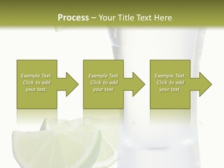 Shot White Bottle PowerPoint Template