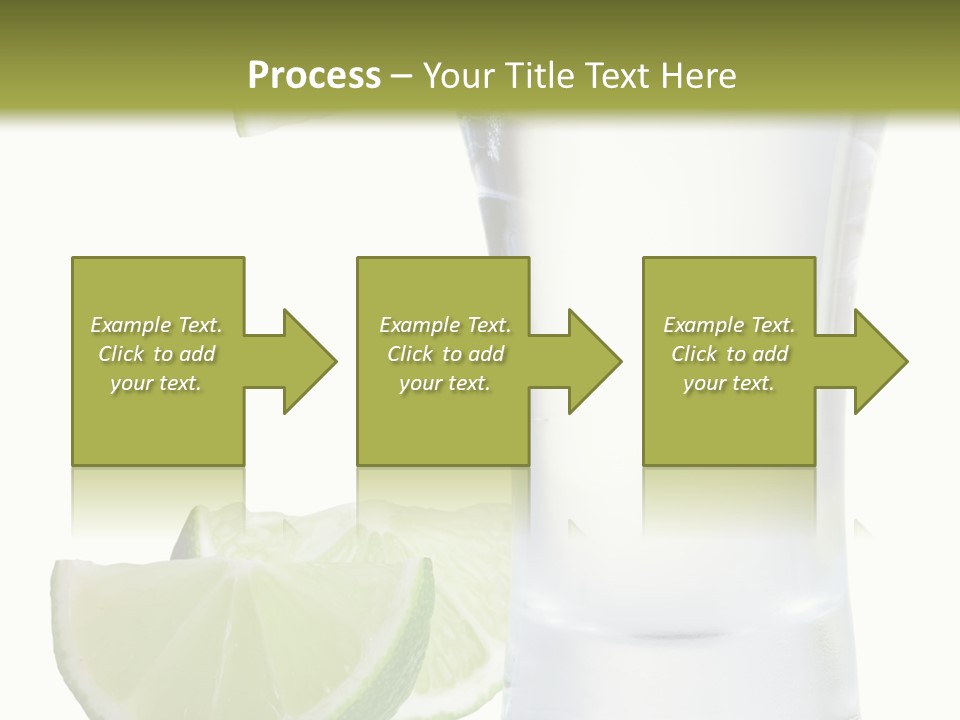 Shot White Bottle PowerPoint Template