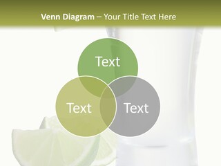 Shot White Bottle PowerPoint Template