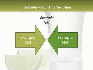 Shot White Bottle PowerPoint Template