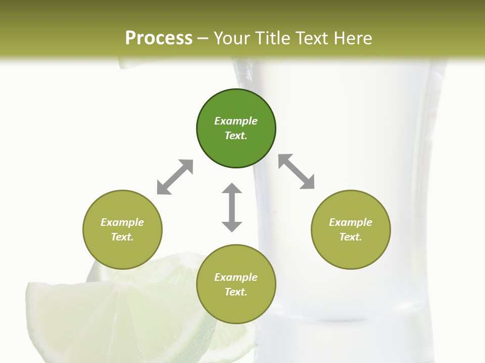 Shot White Bottle PowerPoint Template