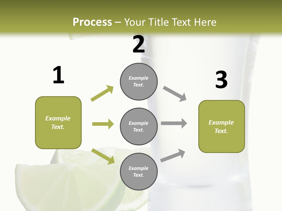 Shot White Bottle PowerPoint Template