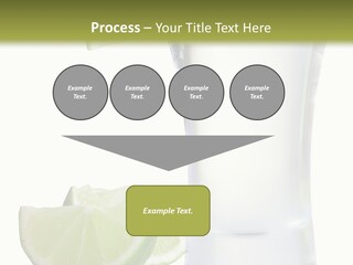 Shot White Bottle PowerPoint Template