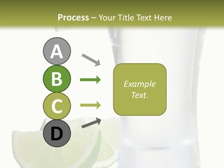 Shot White Bottle PowerPoint Template