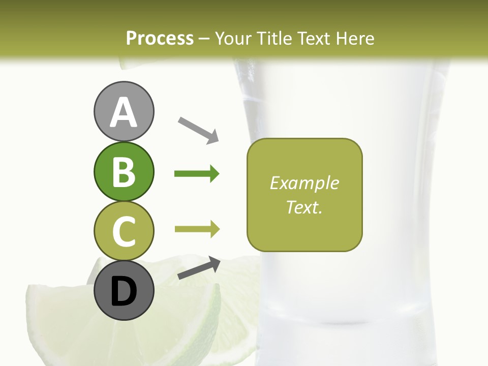 Shot White Bottle PowerPoint Template