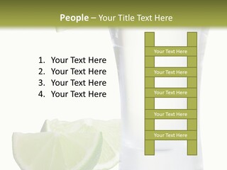 Shot White Bottle PowerPoint Template