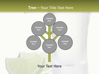 Shot White Bottle PowerPoint Template