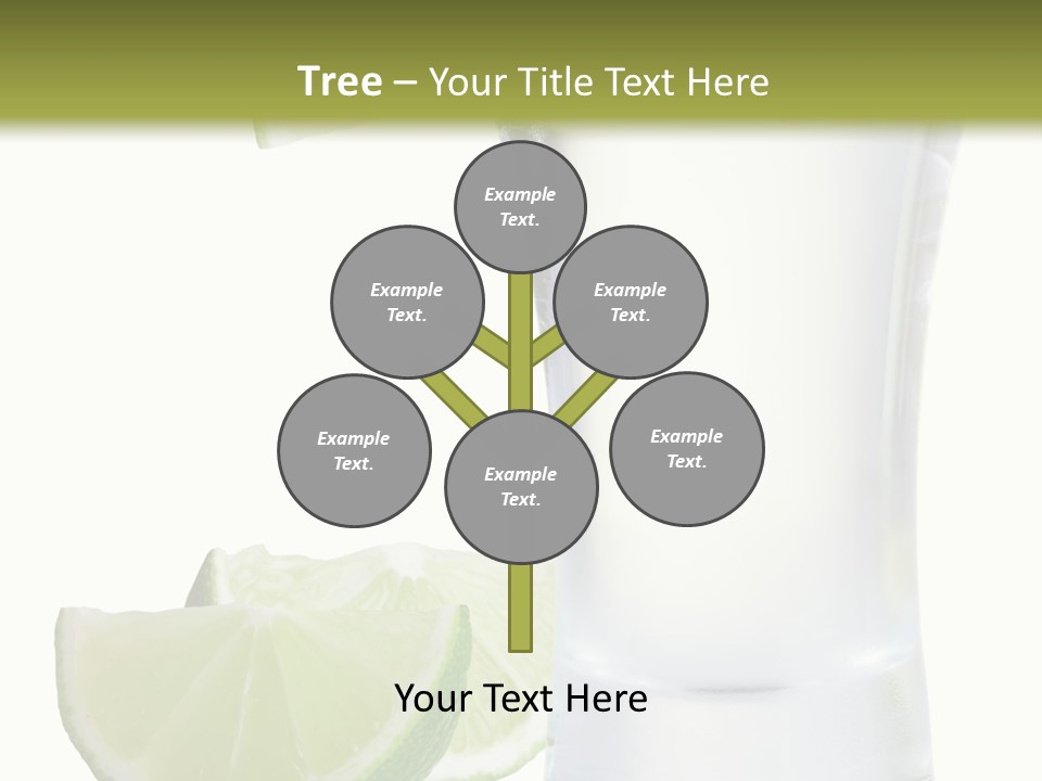 Shot White Bottle PowerPoint Template