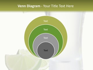 Shot White Bottle PowerPoint Template