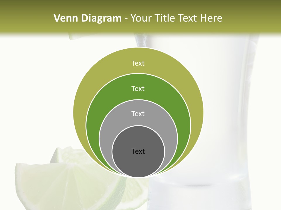 Shot White Bottle PowerPoint Template