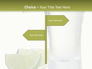 Shot White Bottle PowerPoint Template