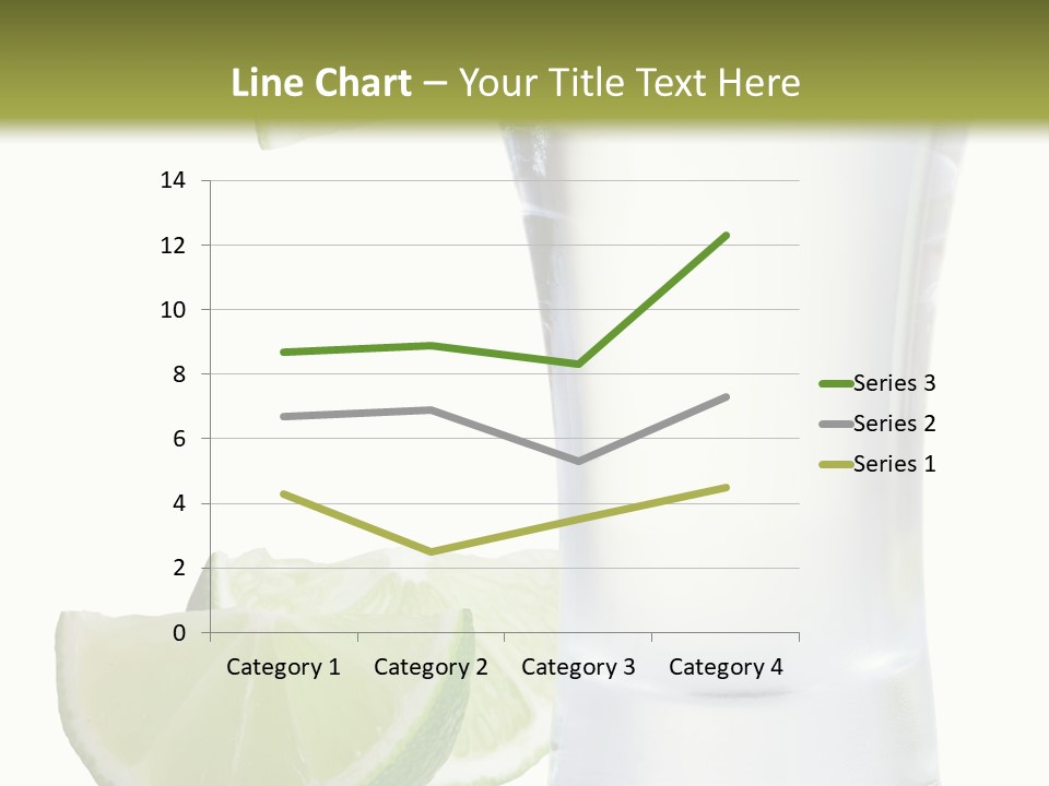 Shot White Bottle PowerPoint Template