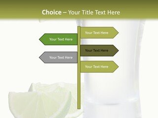 Shot White Bottle PowerPoint Template
