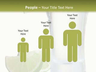 Shot White Bottle PowerPoint Template