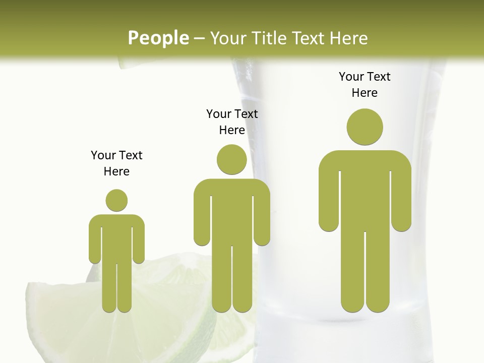 Shot White Bottle PowerPoint Template