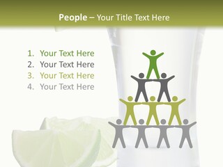 Shot White Bottle PowerPoint Template