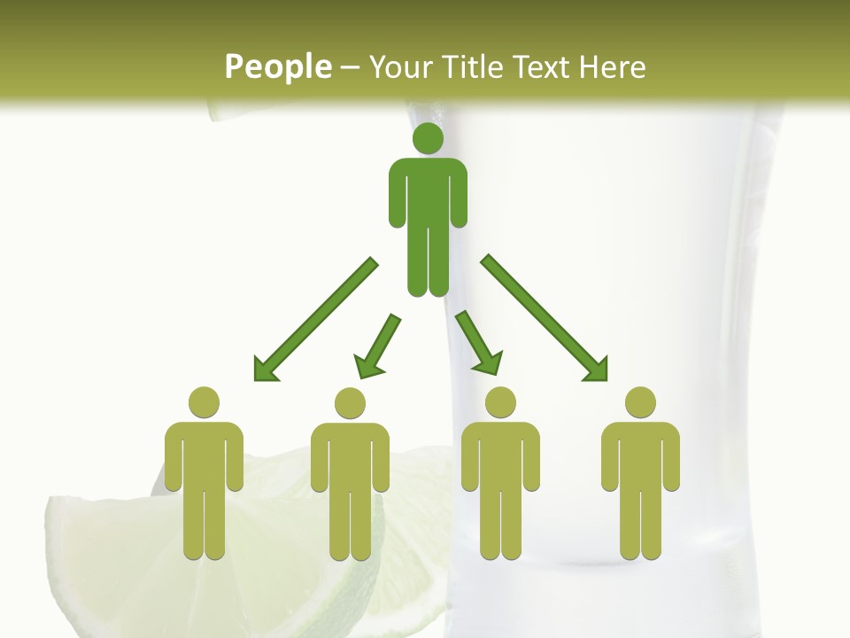 Shot White Bottle PowerPoint Template