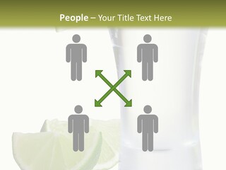 Shot White Bottle PowerPoint Template