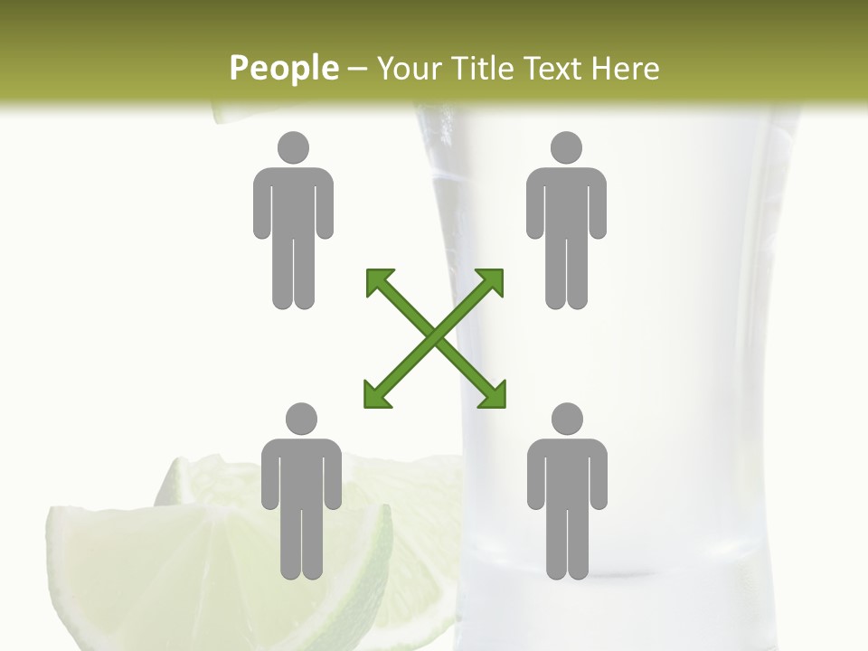 Shot White Bottle PowerPoint Template