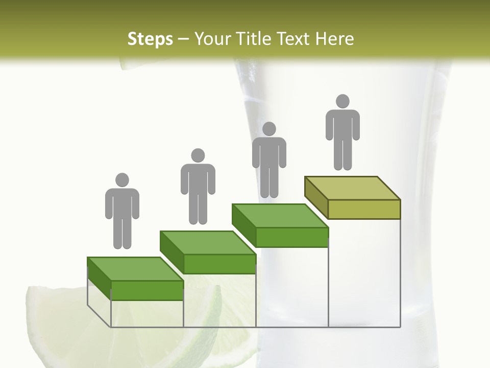 Shot White Bottle PowerPoint Template