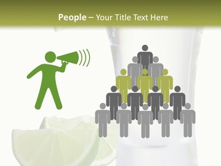 Shot White Bottle PowerPoint Template