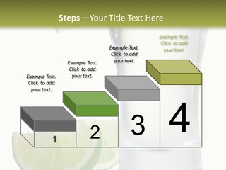 Shot White Bottle PowerPoint Template