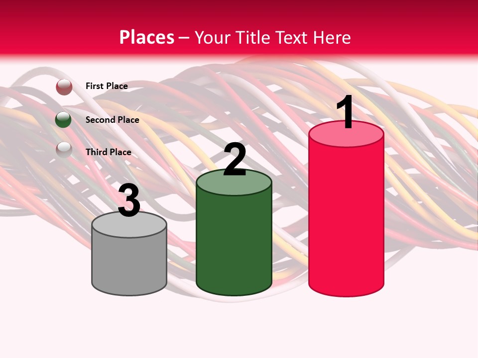 Twist Colorful Interconnect PowerPoint Template