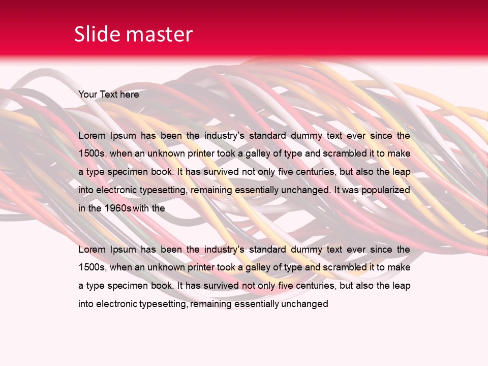 Twist Colorful Interconnect PowerPoint Template