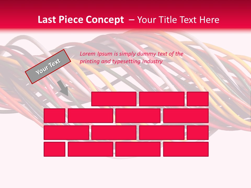 Twist Colorful Interconnect PowerPoint Template