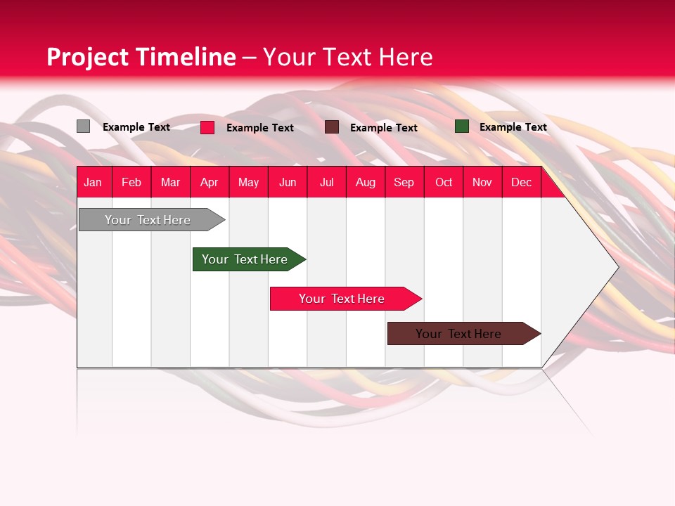 Twist Colorful Interconnect PowerPoint Template