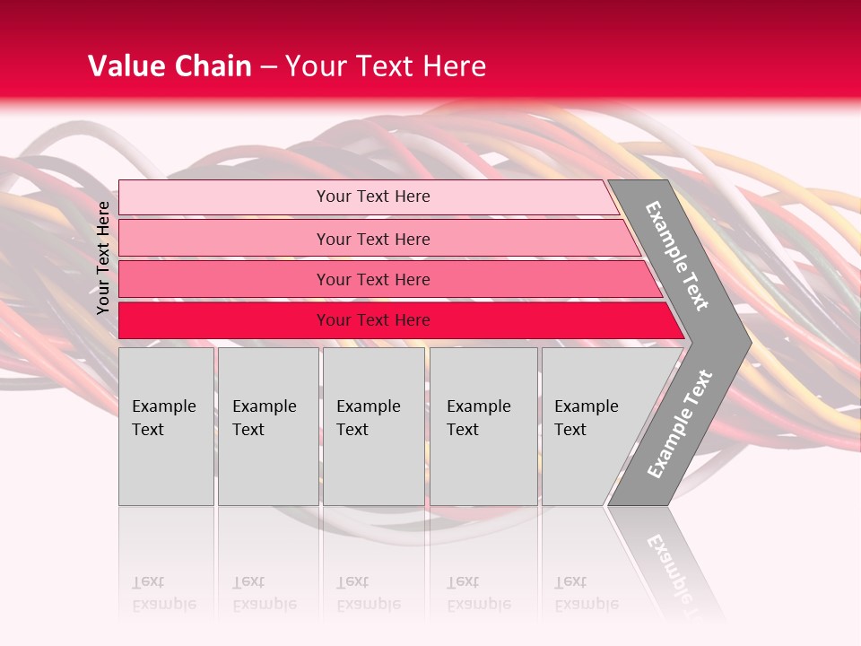 Twist Colorful Interconnect PowerPoint Template