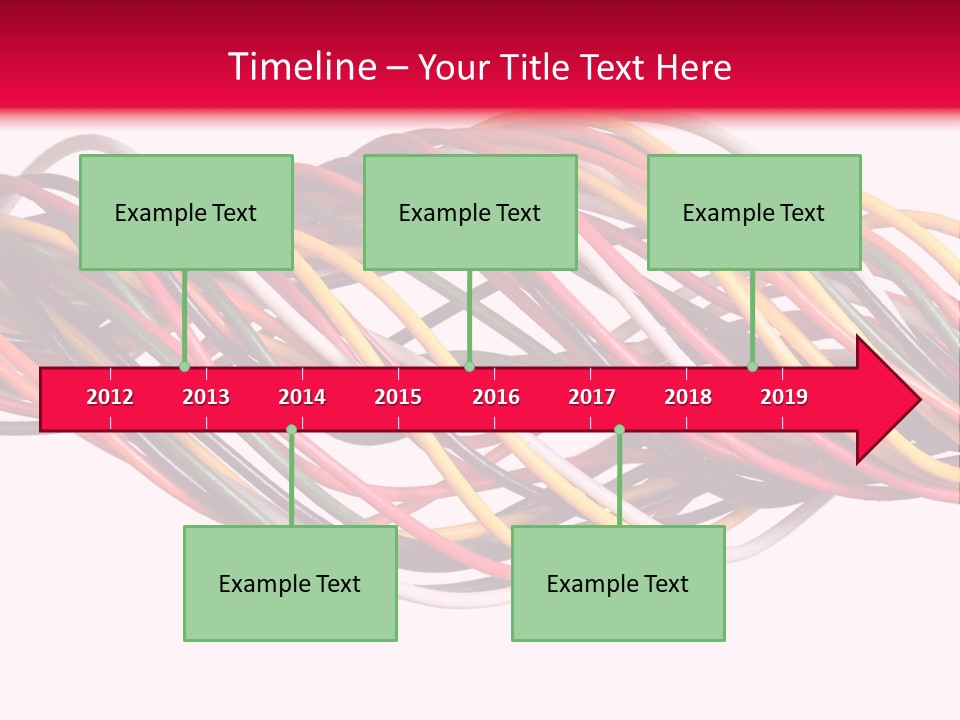 Twist Colorful Interconnect PowerPoint Template