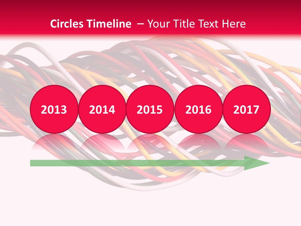 Twist Colorful Interconnect PowerPoint Template