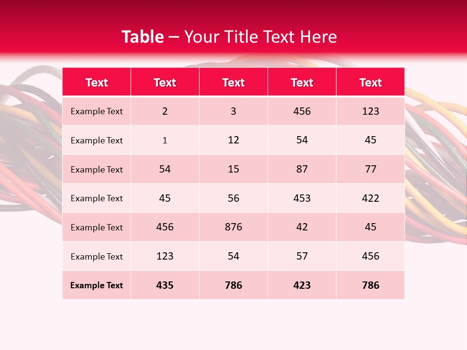 Twist Colorful Interconnect PowerPoint Template