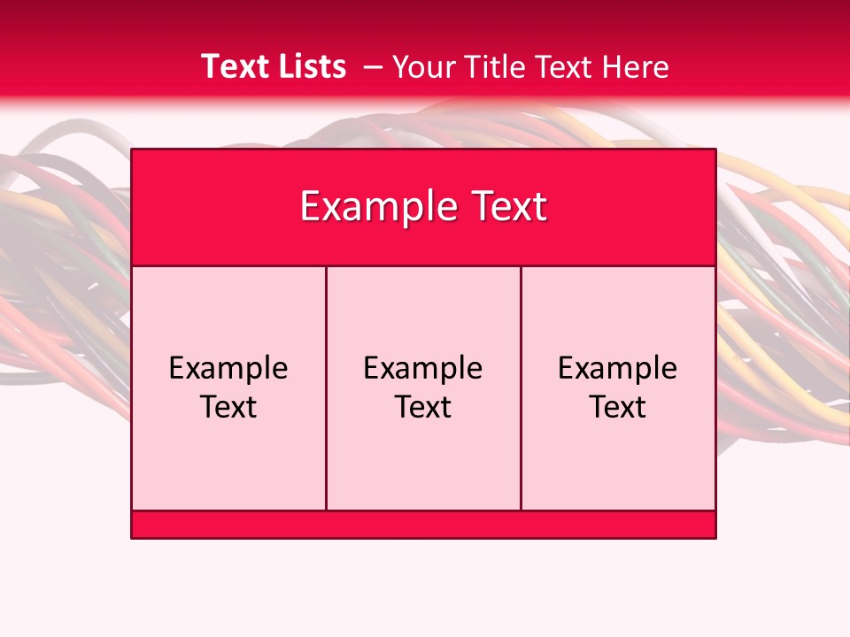 Twist Colorful Interconnect PowerPoint Template