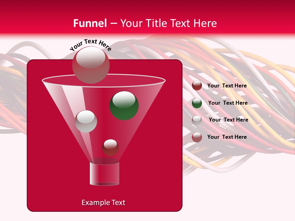 Twist Colorful Interconnect PowerPoint Template