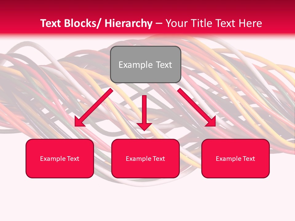 Twist Colorful Interconnect PowerPoint Template
